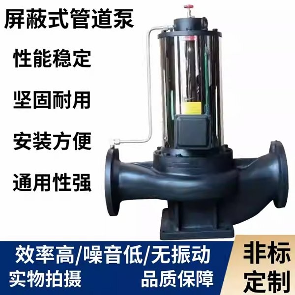 SPG立式不锈钢屏蔽泵静音耐高温冷热自来水管道泵PBG屏蔽式循环泵